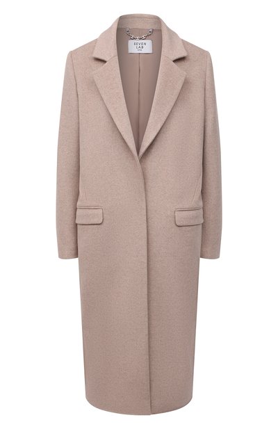Женское пальто из шерсти и кашемира SEVEN LAB, арт. CMAR venecia beige