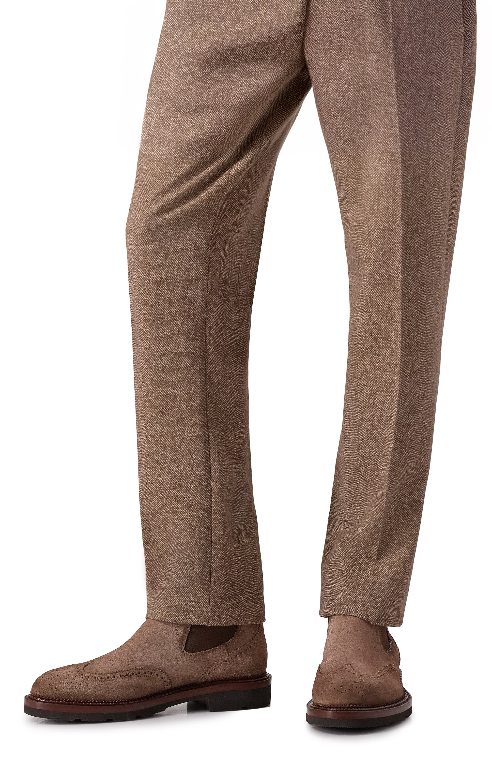 Замшевые челси colin SANTONI, арт. MCCG19116JL4GRVR, фото 3