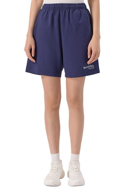 Хлопковые шорты SPORTY AND RICH, арт. SH039621425BL106, фото 3