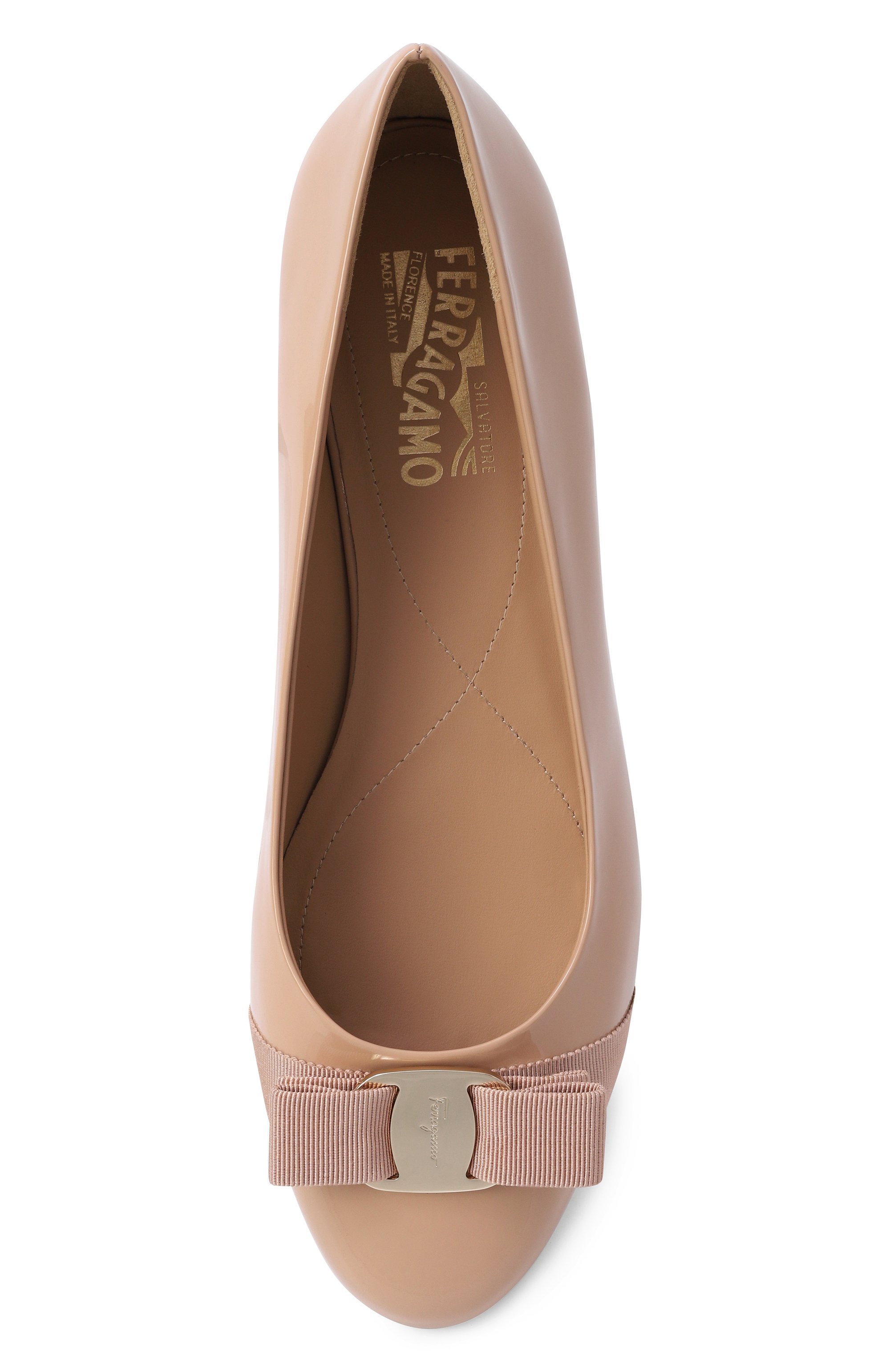 Лакированные балетки varina FERRAGAMO, арт. 01J070/782, фото 6