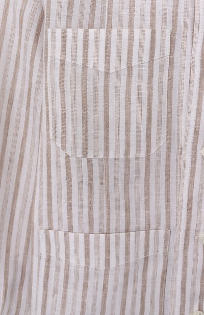 Льняная рубашка BRUNELLO CUCINELLI, арт. BM685C307B, фото 3