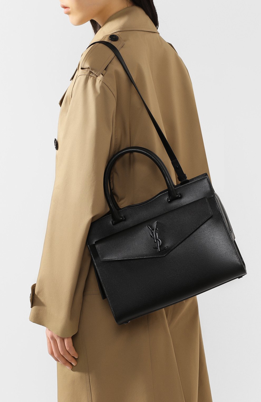 Сумка uptown medium SAINT LAURENT, арт. 557653/1KA0U, фото 5