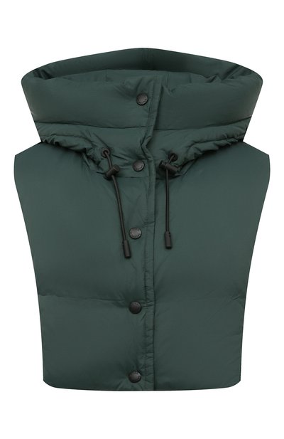 Пуховый капюшон YS ARMY PARIS изумрудного цвета по цене 25200 руб., арт. 22WFA067XXF64W, фото 1 Пуховый капюшон YS ARMY PARIS, арт. 22WFA067XXF64W, фото 1