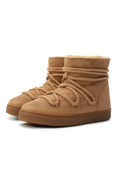 Женские замшевые полусапоги classic INUIKII, арт. 1001.003.0122