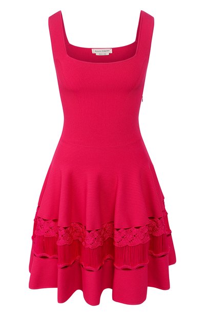 Женское хлопковое платье ALEXANDER MCQUEEN, арт. 610723/Q1AL7