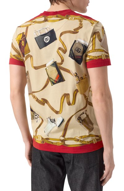 Хлопковая футболка DOLCE & GABBANA, арт. G8RN8T/II7GY, фото 4