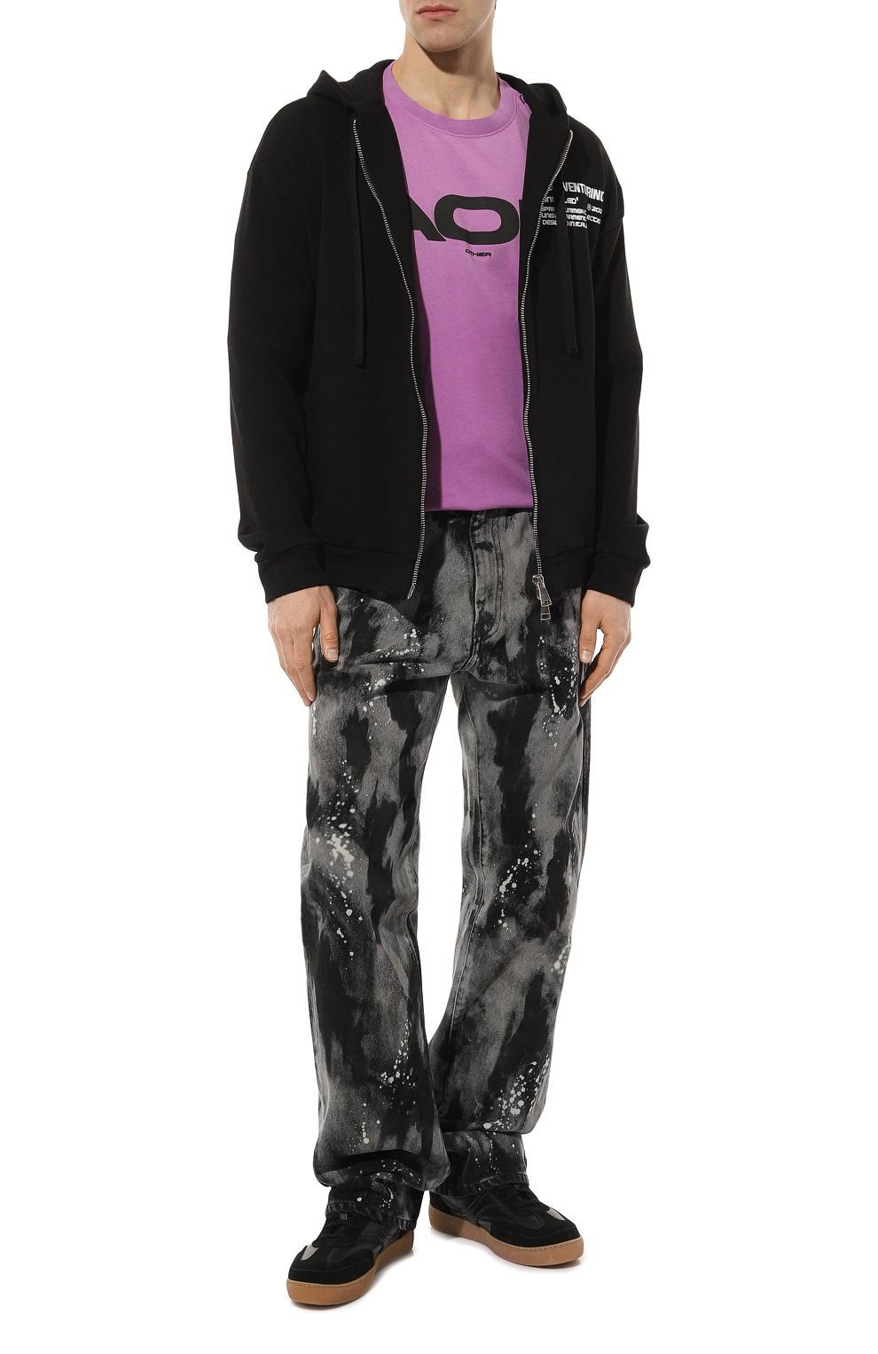 Хлопковая толстовка DIEGO VENTURINO, арт. D3S4FLZBASIC2, фото 2