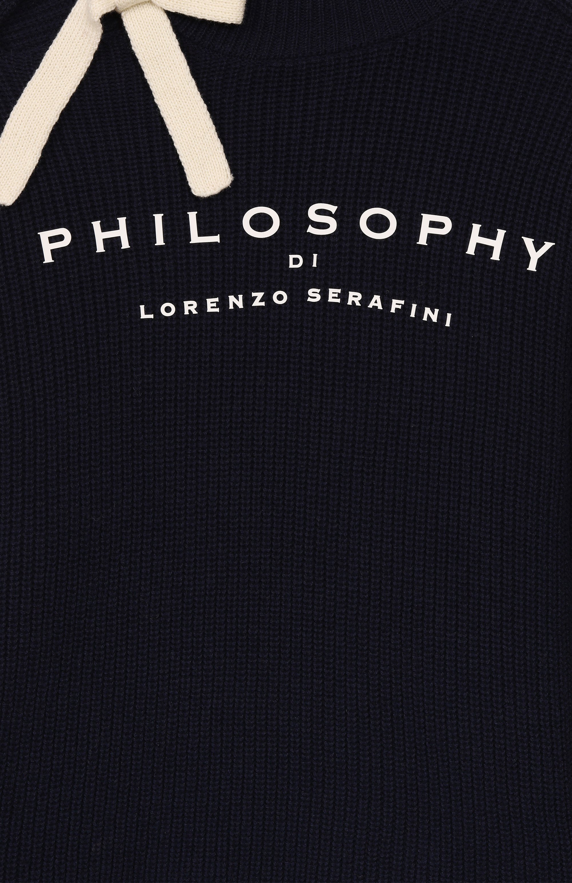 Свитер из шерсти и  хлопка PHILOSOPHY DI LORENZO SERAFINI KIDS, арт. I9F603/6066/12-14, фото 3