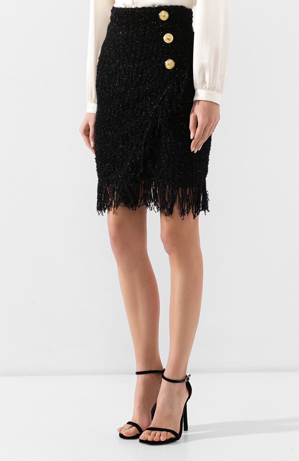 Буклированная юбка BALMAIN, арт. RF24607/K326, фото 3