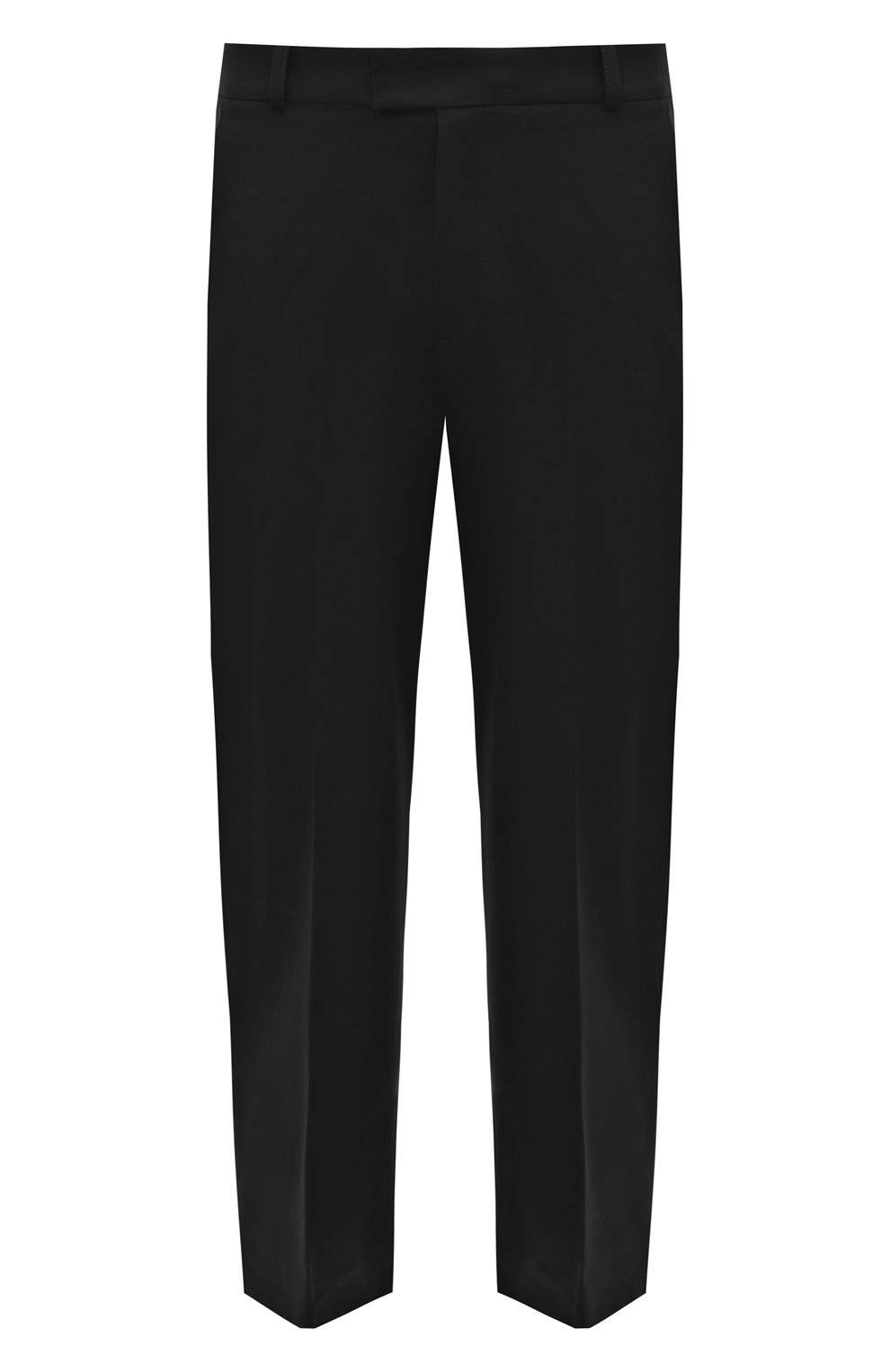 Шерстяные брюки WHO_AM черного цвета по цене 26900 руб., арт. MP4-SVO243-BLK, фото 1 Шерстяные брюки WHO_AM, арт. MP4-SVO243-BLK, фото 1