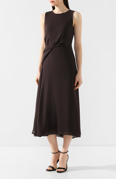 Шелковое платье GIORGIO ARMANI, арт. 0SHVA04A/T008Q, фото 3