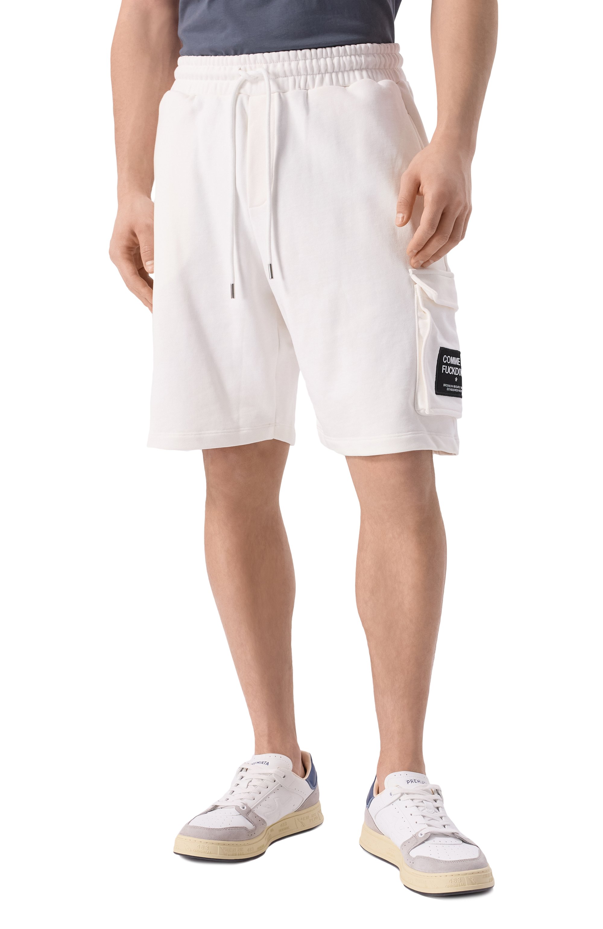 Хлопковые шорты COMME DES FUCKDOWN, арт. CFABM01528, фото 3