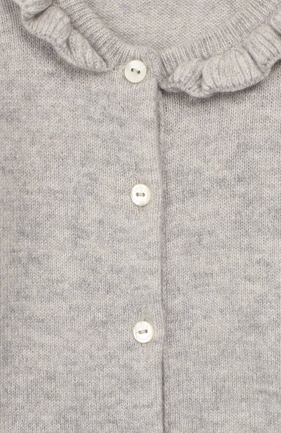 Кашемировый комбинезон BABY T серого цвета по цене 16700 руб., арт. 19AIC871T/1M-12M, фото 3 Кашемировый комбинезон BABY T, арт. 19AIC871T/1M-12M, фото 3