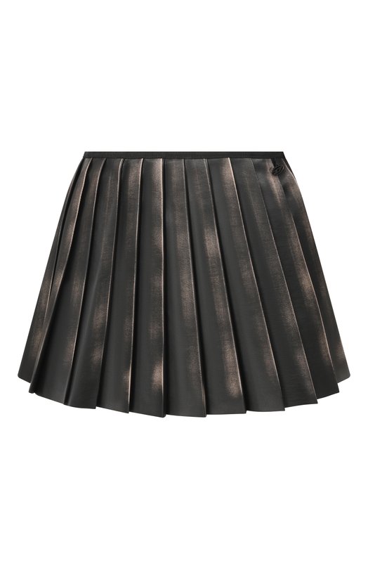 Плиссированная юбка из экокожи Diesel A21153/0ALBP Чёрный A21153/0ALBP