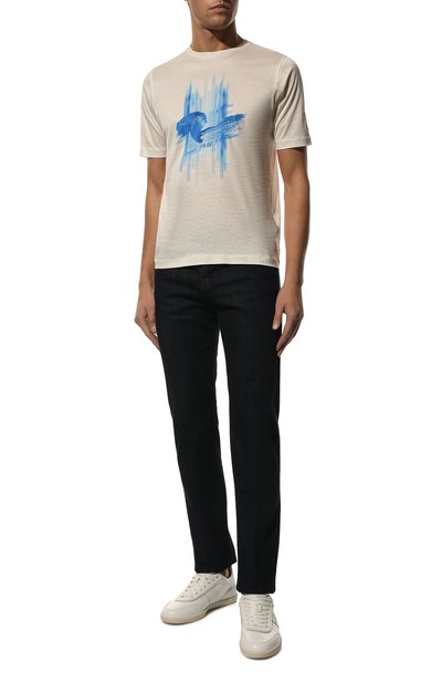 Хлопковая футболка ZILLI, арт. MEX-NT310-ZBRU1/MC01, фото 2