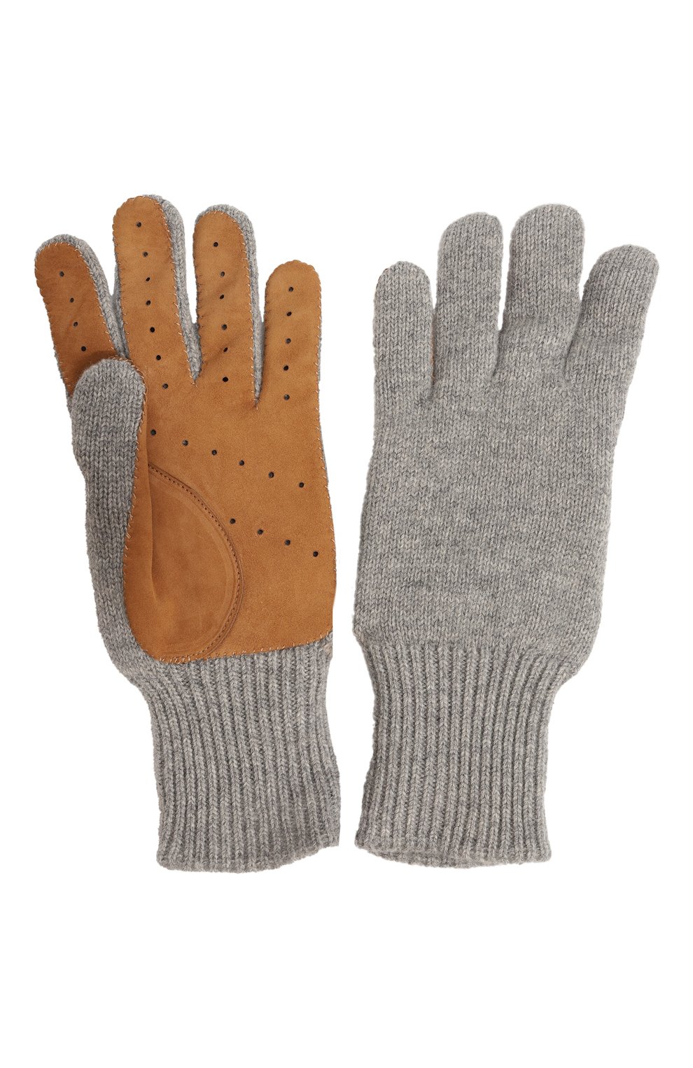 Комбинированные перчатки BRUNELLO CUCINELLI, арт. M2292B2135, фото 2