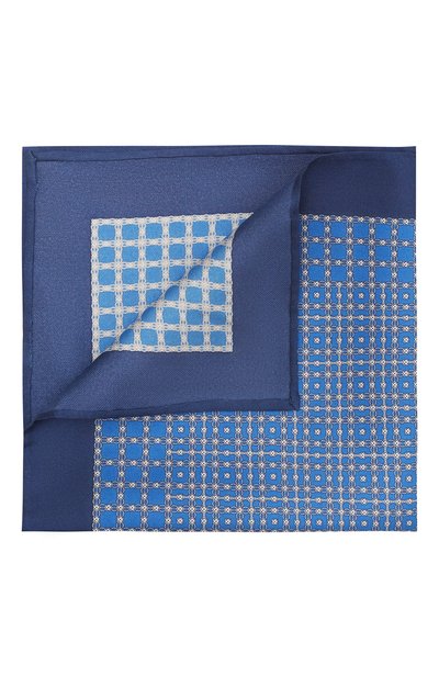 Комплект из галстука и платка STEFANO RICCI голубого цвета по цене 49300 руб., арт. DH/51100, фото 5 Комплект из галстука и платка STEFANO RICCI, арт. DH/51100, фото 5