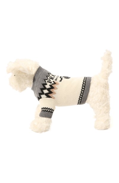 Свитер для собак PRADA бежевого цвета по цене 62000 руб., арт. 2YX009-2D13-F0040, фото 3 Свитер для собак PRADA, арт. 2YX009-2D13-F0040, фото 3