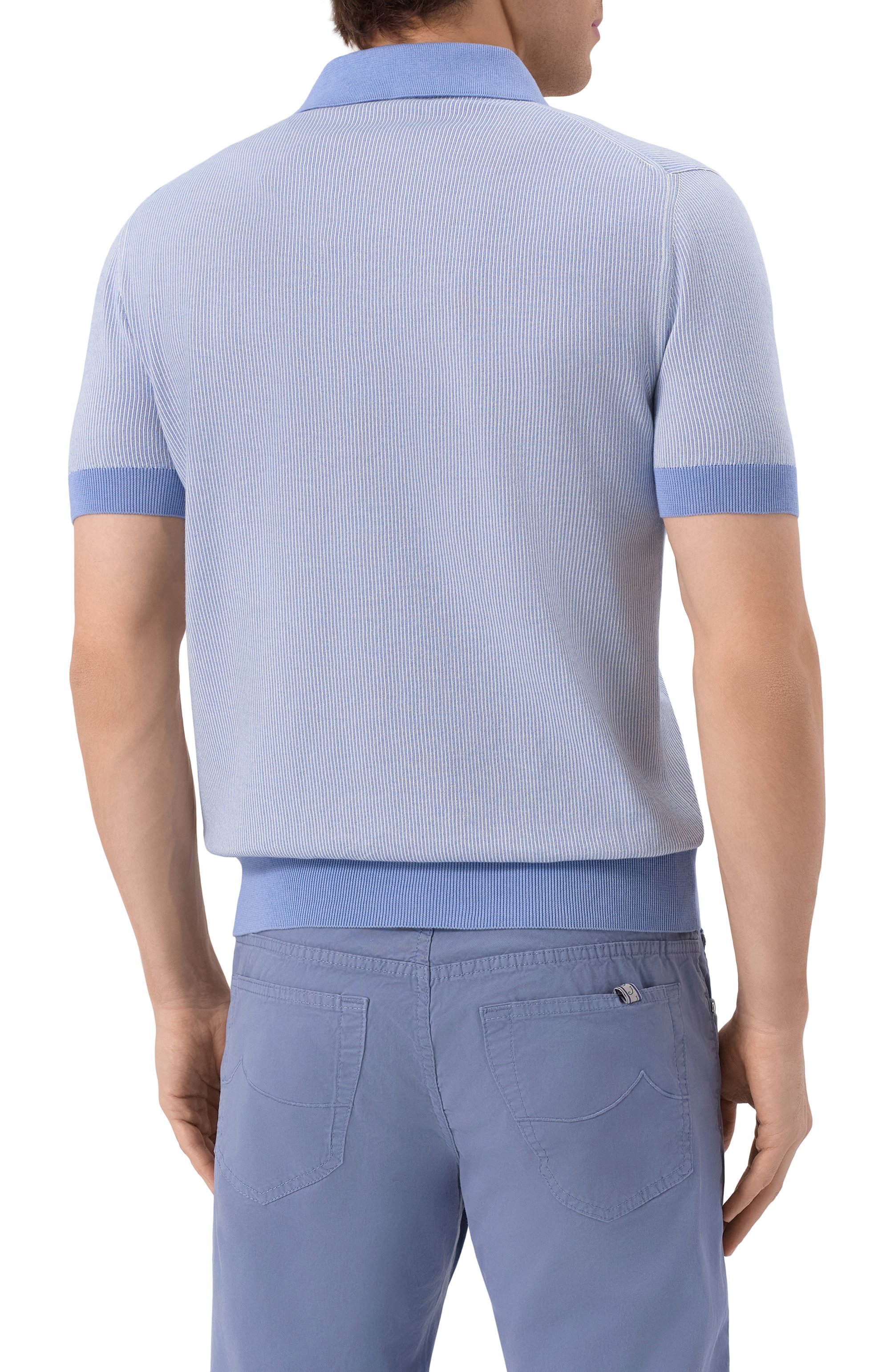 Поло из хлопка и кашемира PAUL&SHARK, арт. 25411604, фото 4