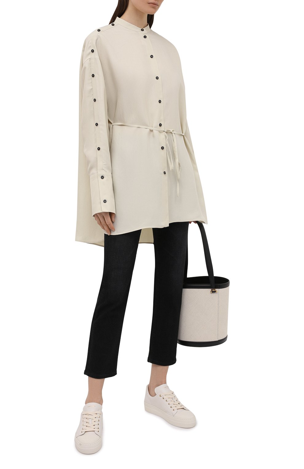 Кожаные кеды city TOM FORD, арт. W2878T-LCL057, фото 2