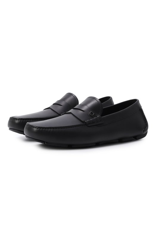 Кожаные мокасины Ferragamo 02A688/789 Чёрный 02A688/789