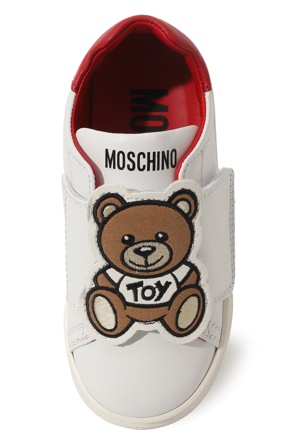 Кожаные кеды MOSCHINO, арт. 77346, фото 4