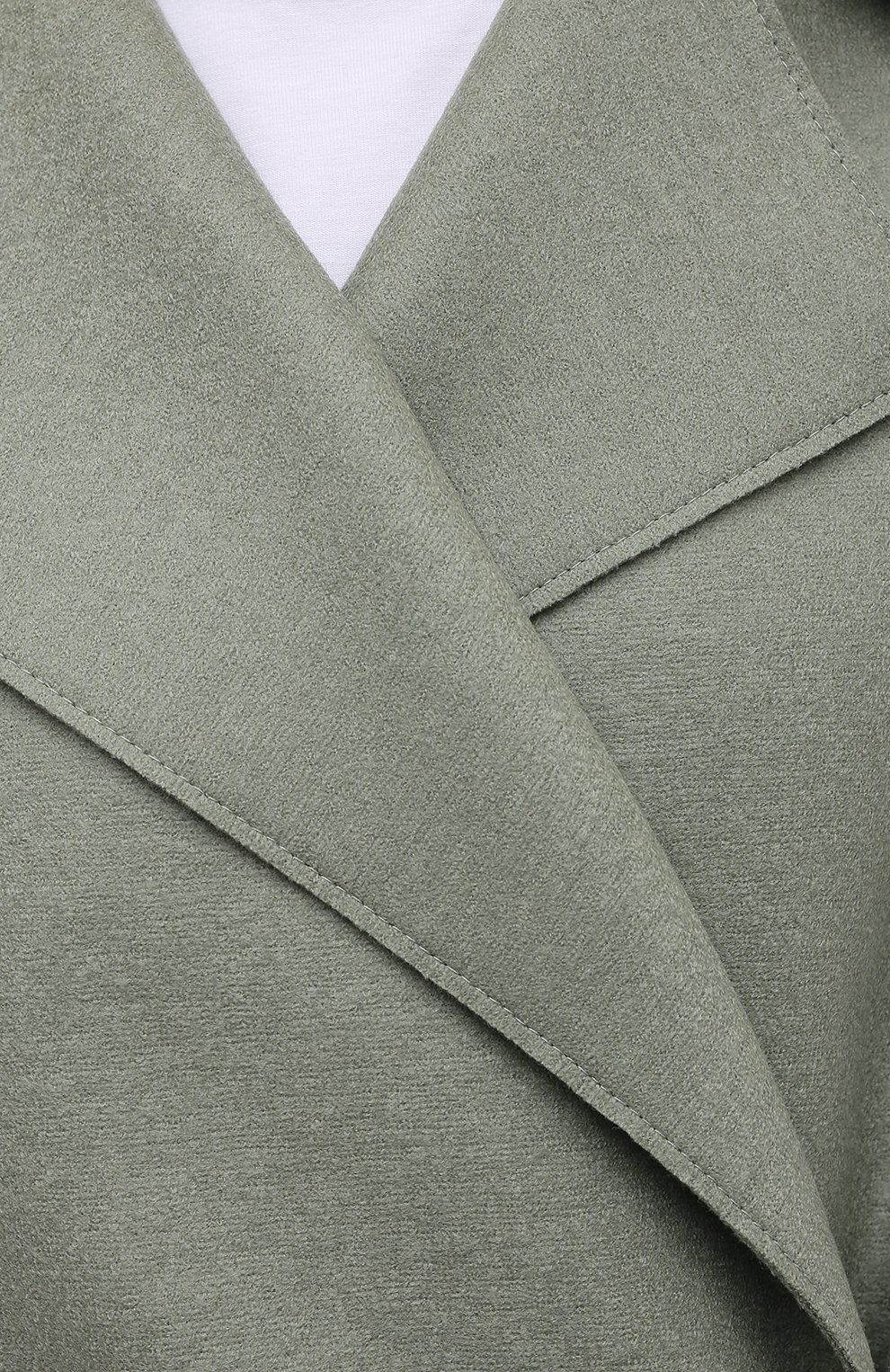 Шерстяное пальто HARRIS WHARF LONDON зеленого цвета по цене 78250 руб., арт. A1423MLX, фото 5 Шерстяное пальто HARRIS WHARF LONDON, арт. A1423MLX, фото 5