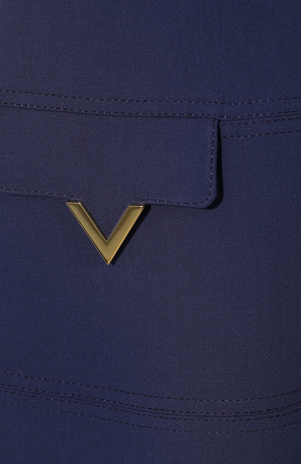 Шерстяное платье VALENTINO синего цвета по цене 266500 руб., арт. RB3VAKP54EJ, фото 5 Шерстяное платье VALENTINO, арт. RB3VAKP54EJ, фото 5