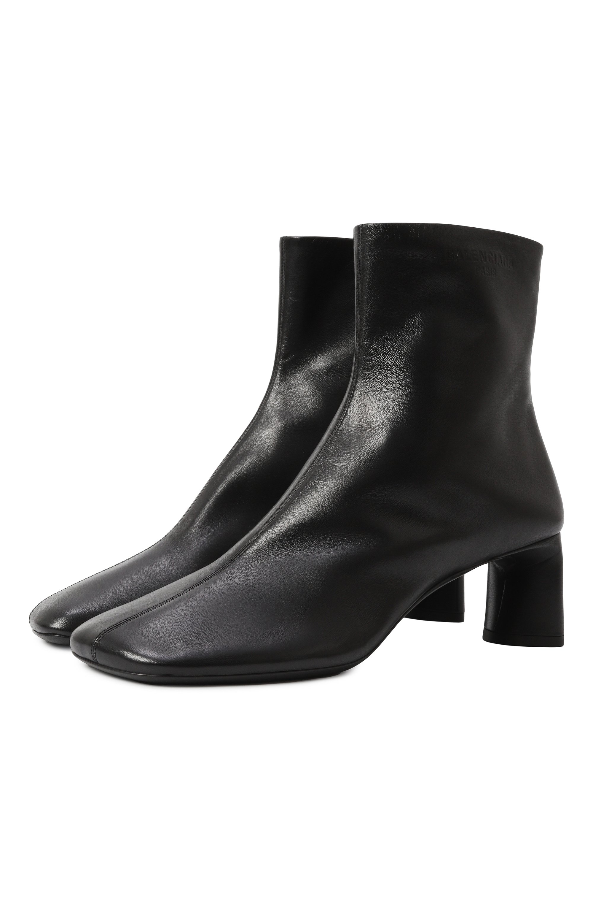 Кожаные ботильоны duty free 60 BALENCIAGA, а рт. 804517/WBCW0, фото 1