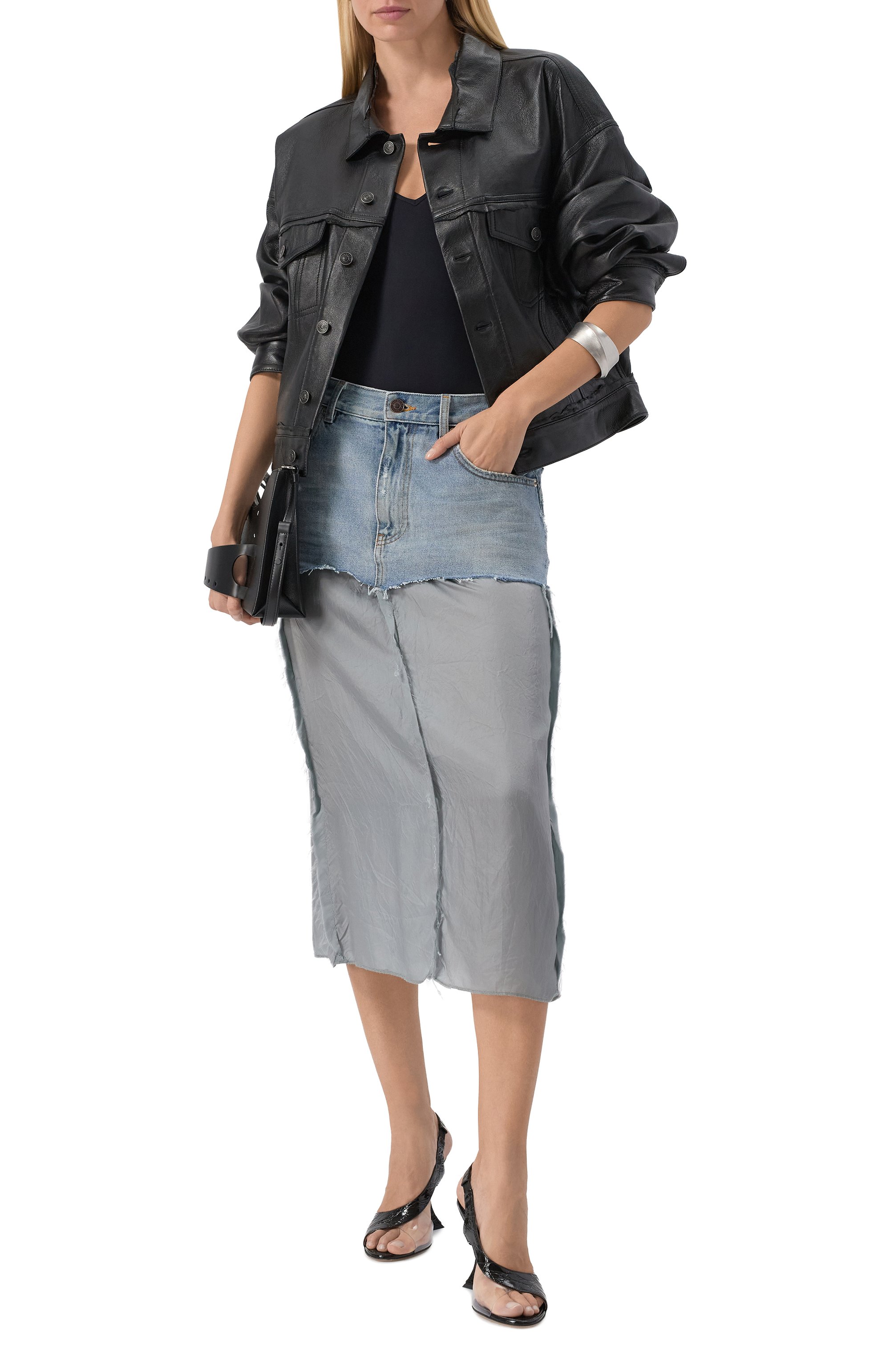 Джинсовая юбка BALENCIAGA, арт. 831721/TSW82, фото 2