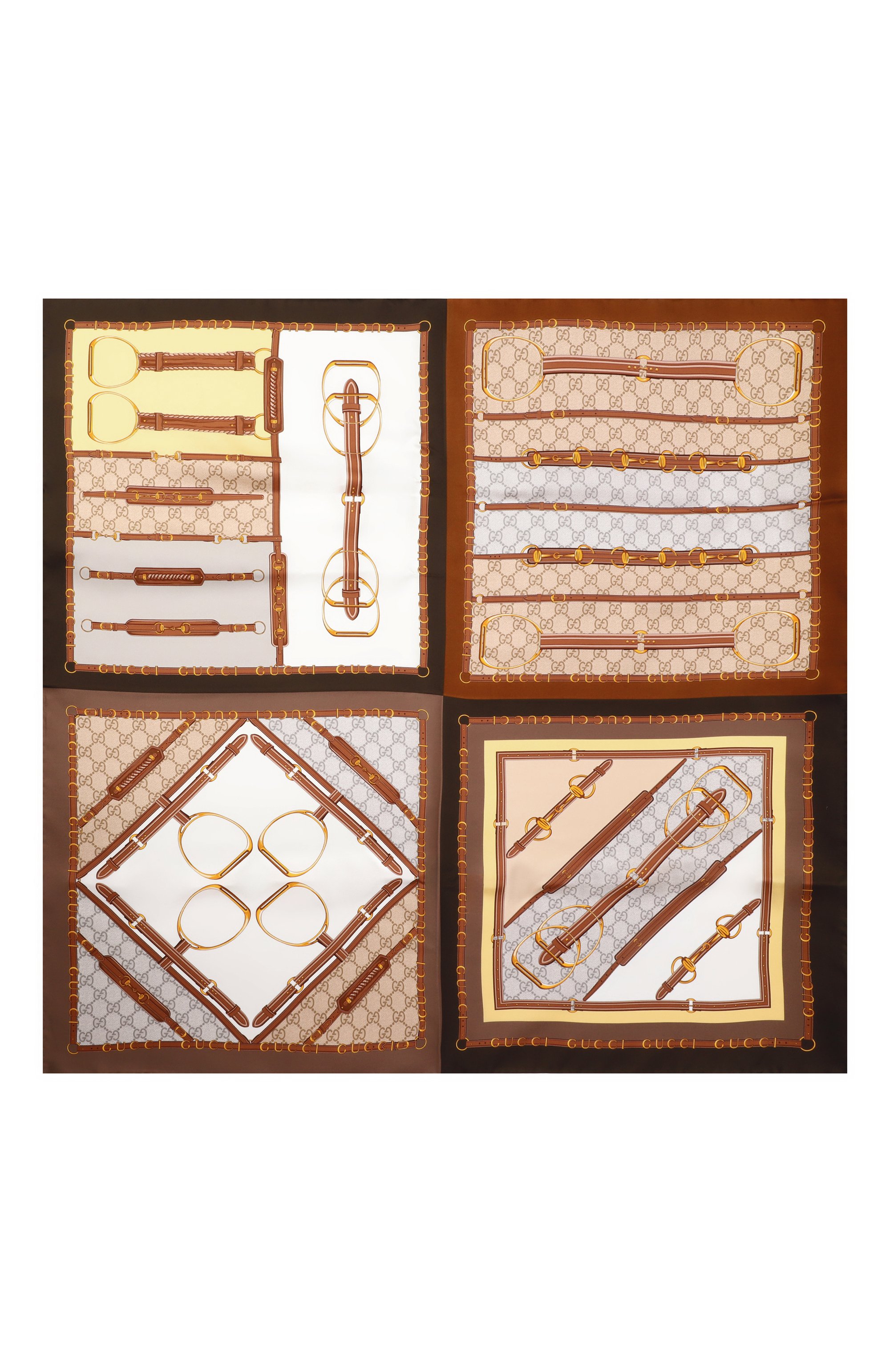 Шелковый платок GUCCI, арт. 786222/3G001, фото 4