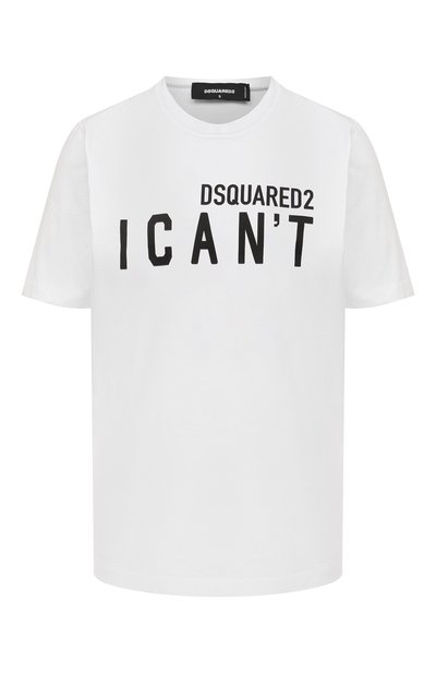 Женская хлопковая футболка DSQUARED2, арт. S75GD0213/S23009