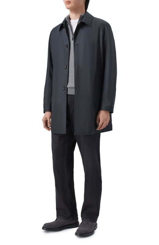 Плащ Canali 010519U/SG03464 Чёрный  010519U/SG03464 Фото 2