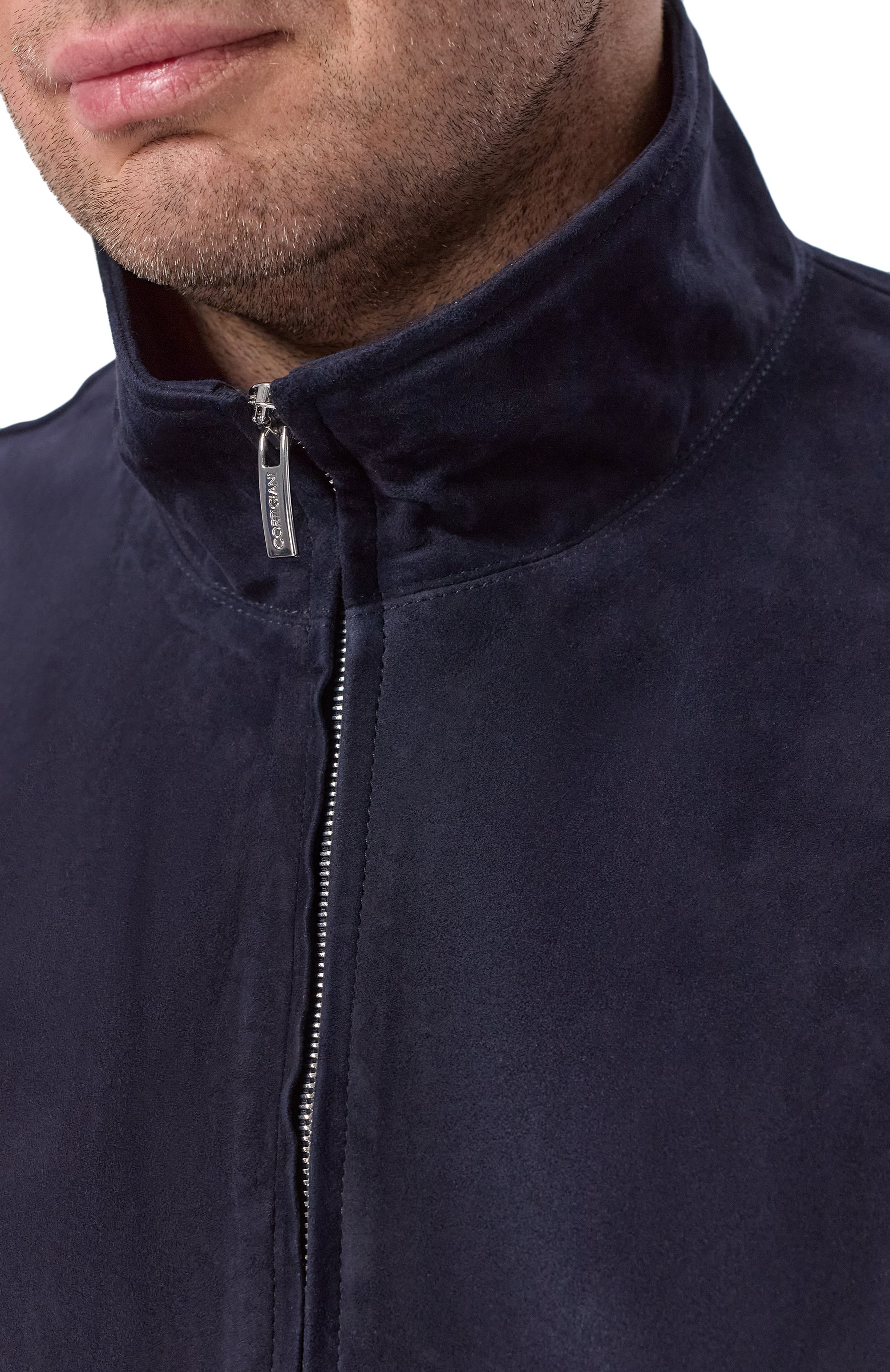 Замшевый бомбер CORTIGIANI, арт. 4AG651, фото 5