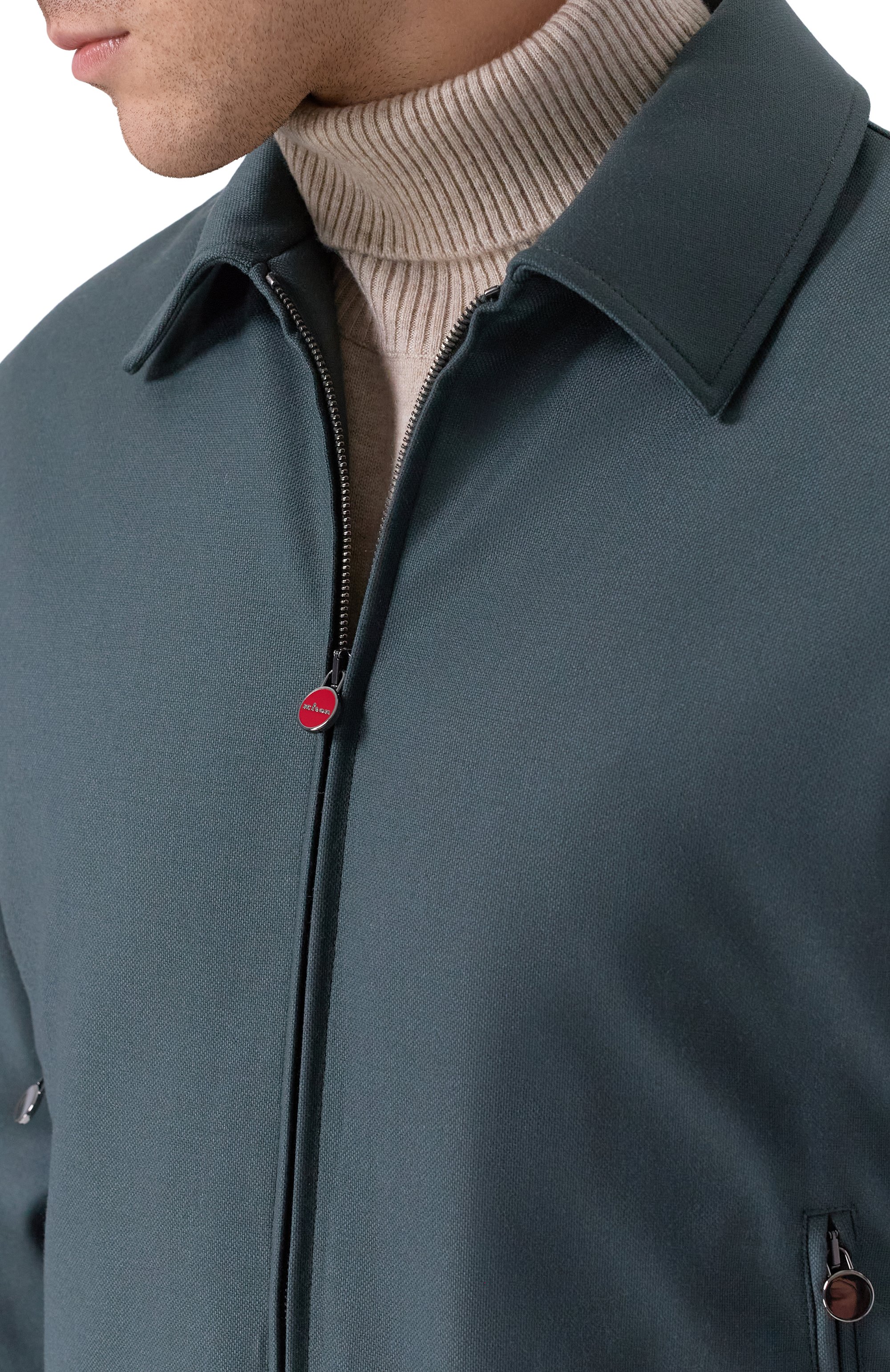 Бомбер из шерсти и кашемира KITON, арт. UW2233V0426H01, фото 5