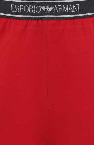 Хлопковые мини-шорты с эластичным поясом EMPORIO ARMANI, арт. 164077/8P317, фото 5