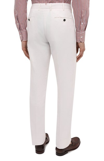 Брюки из хлопка и льна ZEGNA, арт. UWI37/TR10, фото 4