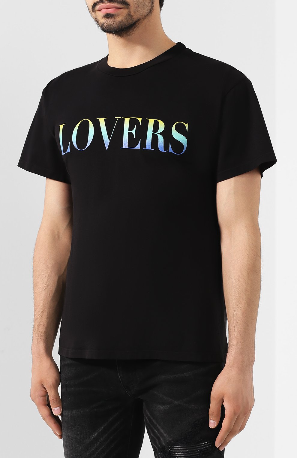 Хлопковая футболка AMIRI, арт. MTSST-L0V, фото 3