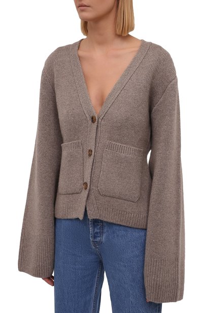 Кашемировый кардиган KHAITE, арт. 8267600/SCARLET, фото 3