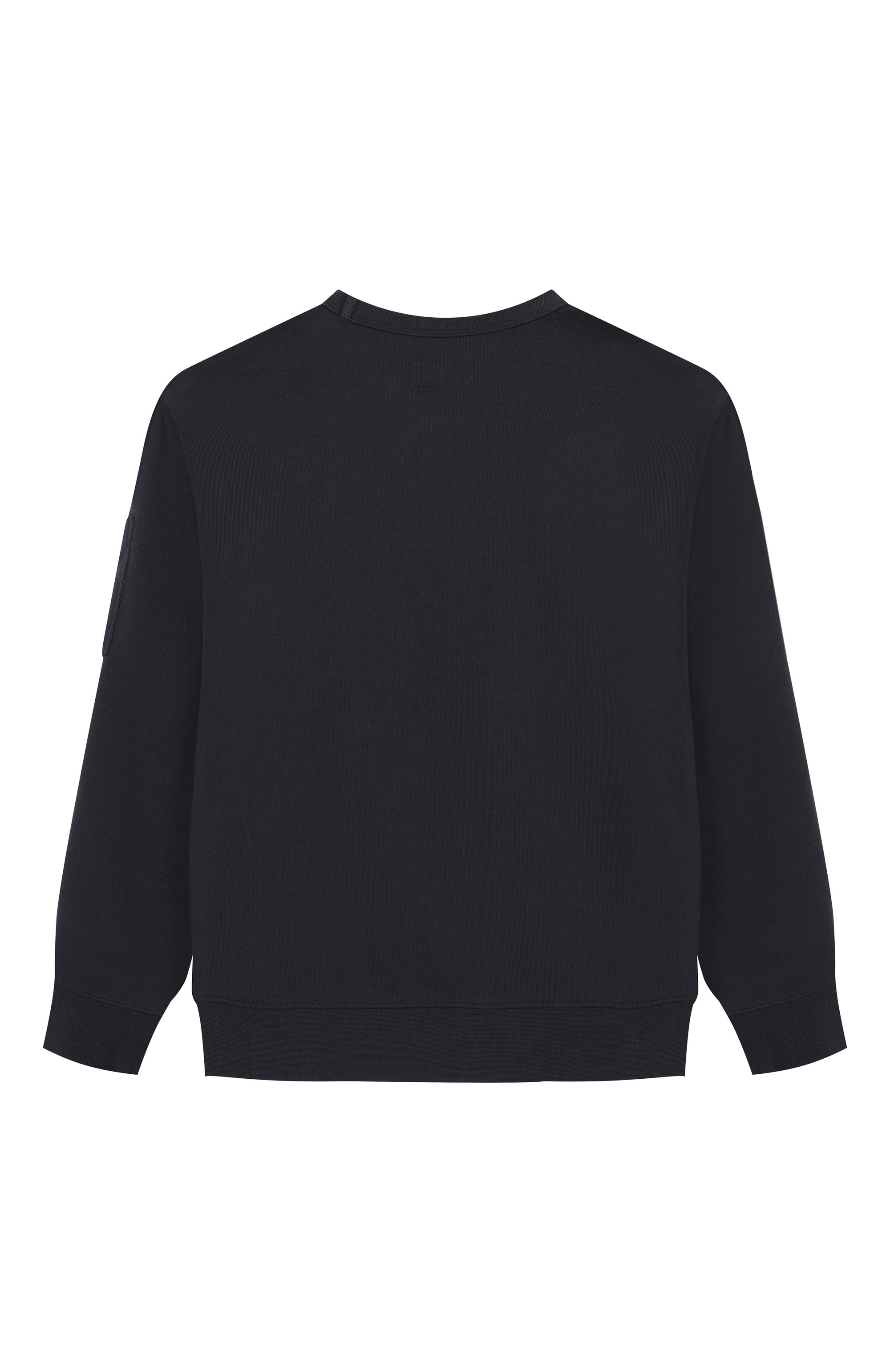 Хлопковый свитшот C.P. COMPANY темно-синего цвета по цене 19600 руб., арт. CUF019/LCA76/10-14, фото 2 Хлопковый свитшот C.P. COMPANY, арт. CUF019/LCA76/10-14, фото 2