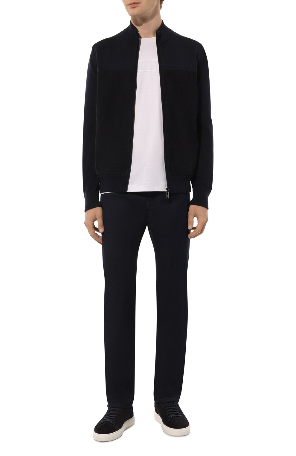 Кардиган из хлопка и шелка ZILLI, арт. JSS003M0270VPDD00, фото 2