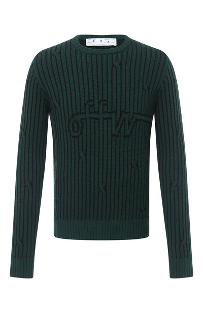 Свитер из шерсти и хлопка OFF-WHITE, арт. 0MHE043E20KNI0015700, фото 1