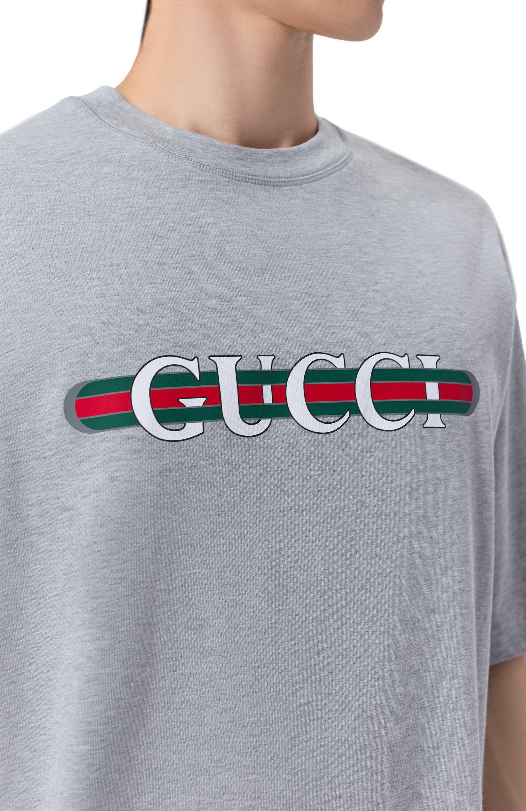 Хлопковая футболка GUCCI, арт. 784361/XJGM9, фото 5
