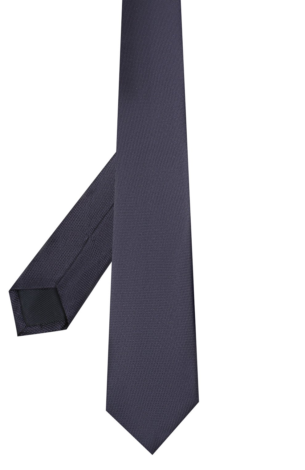 Шелковый галстук CORNELIANI темно-синего цвета по цене 12050 руб., арт. 84U302-9820312/00, фото 2 Шелковый галстук CORNELIANI, арт. 84U302-9820312/00, фото 2