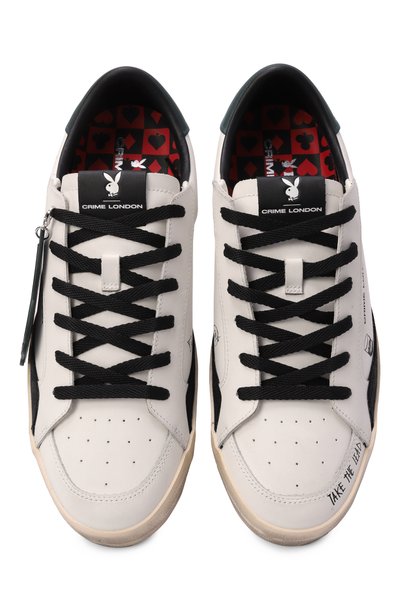 Кожаные кеды sk8 deluxe CRIME LONDON белого цвета по цене 26100 руб., арт. 77110AA9, фото 5 Кожаные кеды sk8 deluxe CRIME LONDON, арт. 77110AA9, фото 5