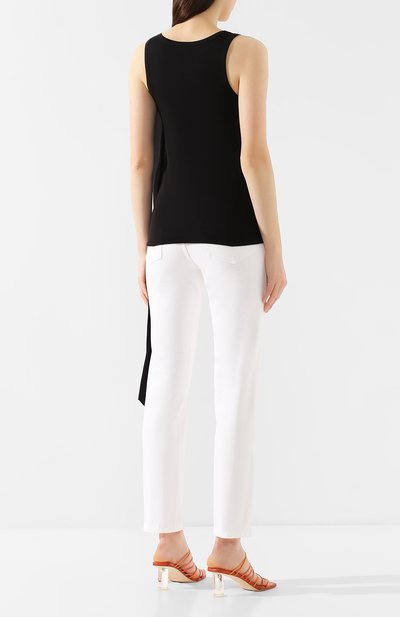 Хлопковая майка DRIES VAN NOTEN черного цвета по цене 25450 руб., арт. 201-31149-9629, фото 4 Хлопковая майка DRIES VAN NOTEN, арт. 201-31149-9629, фото 4