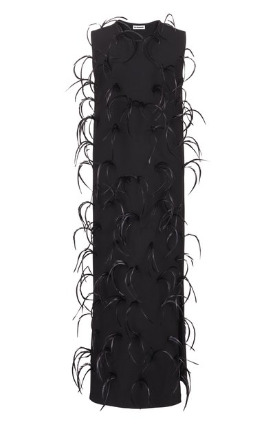 Женское платье из вискозы JIL SANDER, арт. J03CT0549/J18353