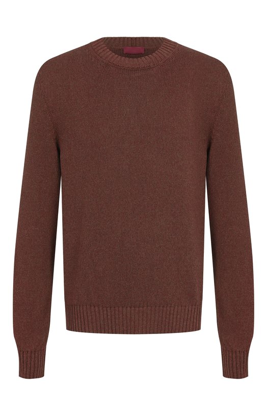 Свитер из шелка и льна MVST 25E/X1P/0/A010/7660 Коричневый 25E/X1P/0/A010/7660