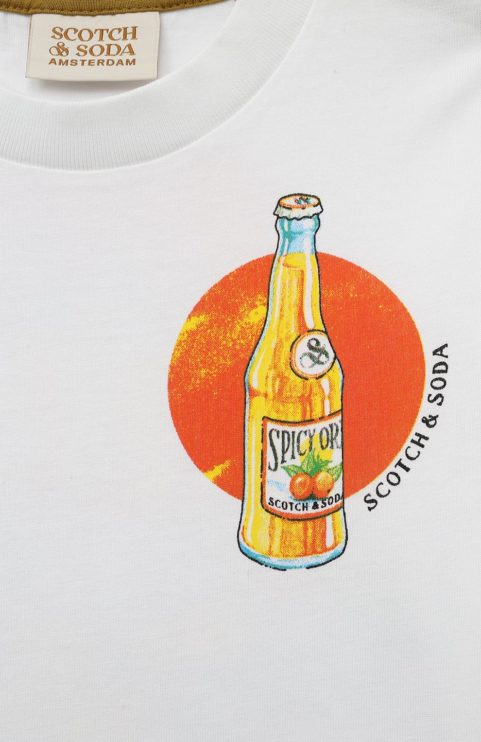 Хлопковая футболка SCOTCH AND SODA, арт. 170546-23-SSBM-D51, фото 3