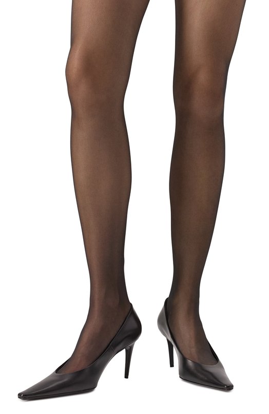 Кожаные туфли Doville 75 Saint Laurent 817983/AADF0 Чёрный  817983/AADF0 Фото 3